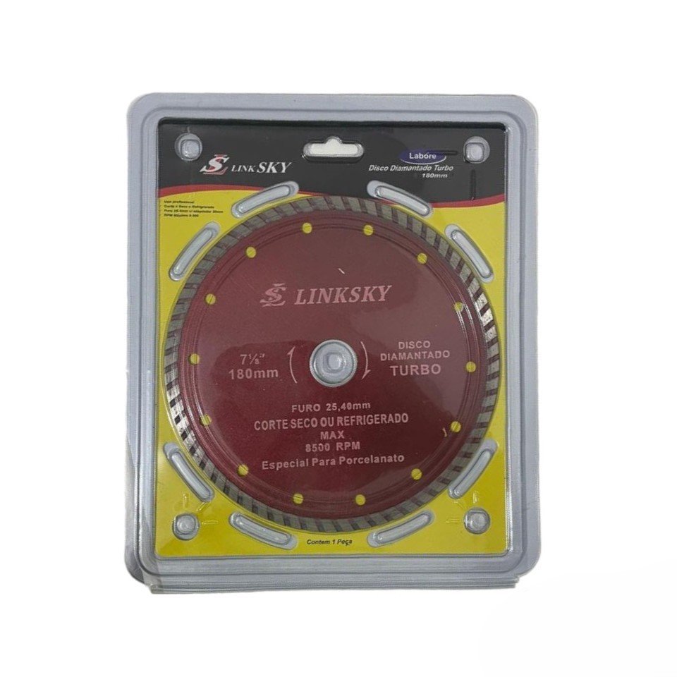 DISCO DE SERRAS CIRCULARES DIAMANTADO PARA PORCELANATO 7 1/8