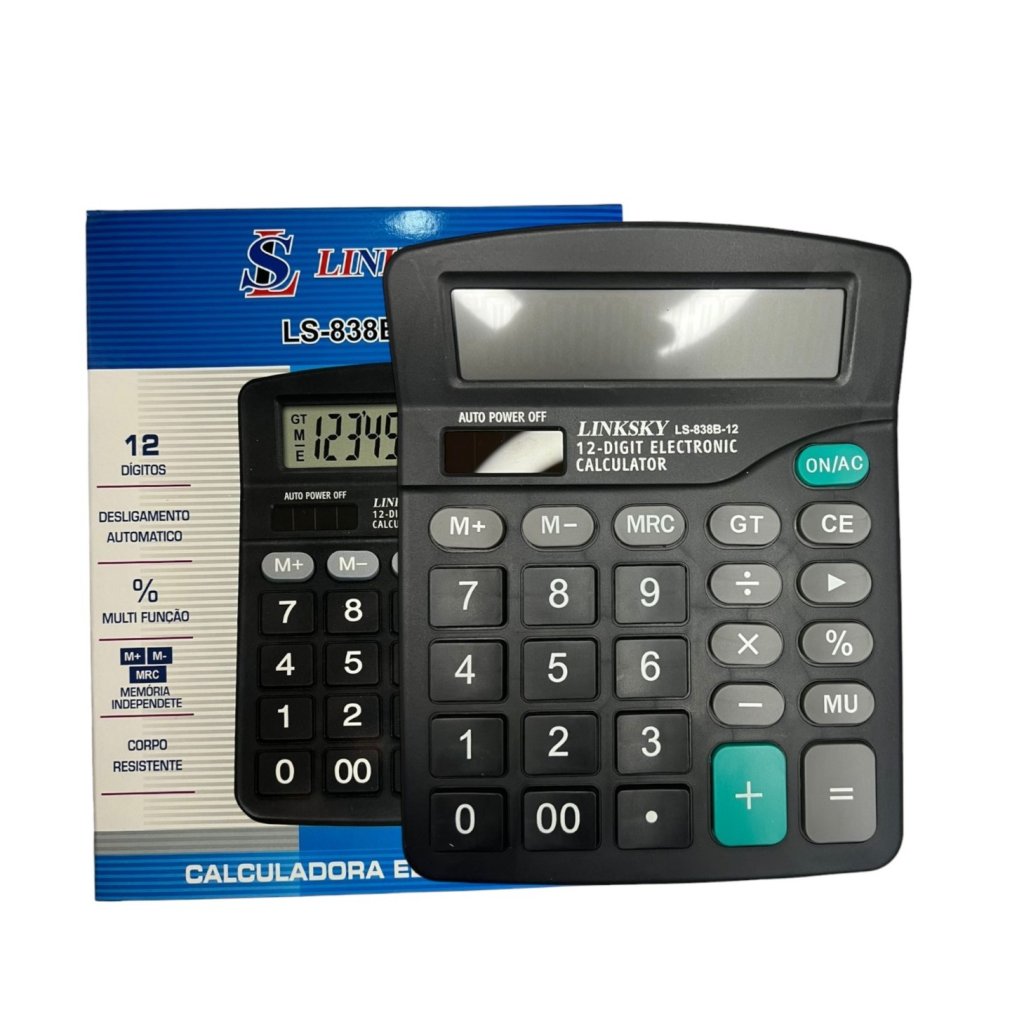 CALCULADORA 12 DIGITOS