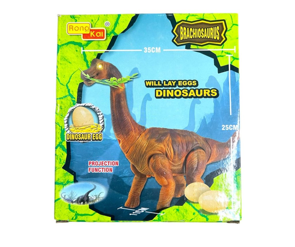 DINOSSAURO A PILHA BOTA OVO COM MUSICA, LUZ  E PROJEÇÃO