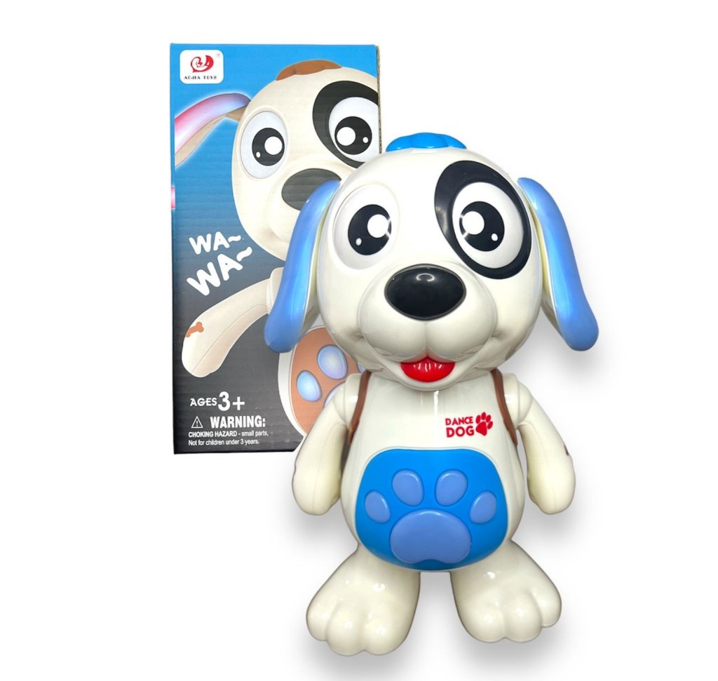 CACHORRO DANÇARINO COM MUSICA E LUZES