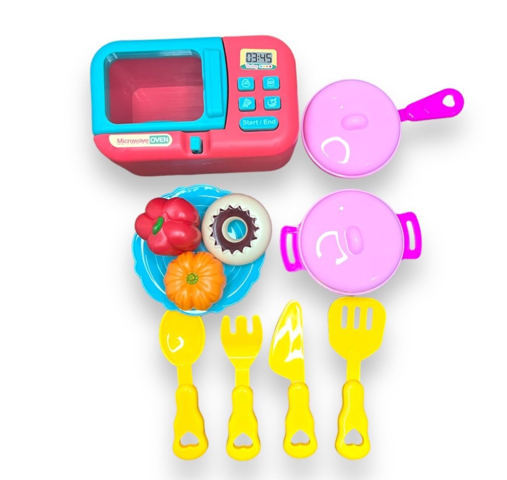 KIT COZINHA COM MICRO-ONDAS C/12 ACESSORIOS