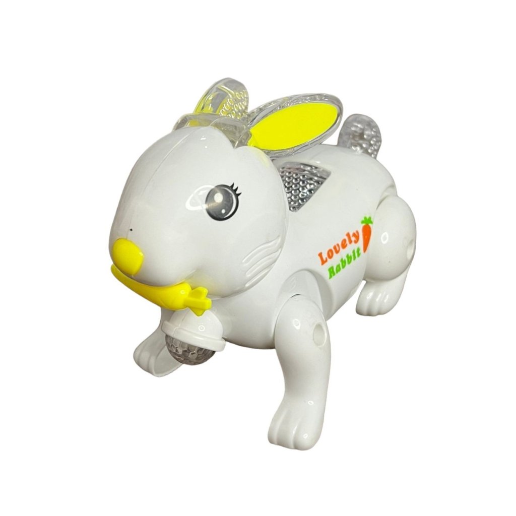 COELHO A PILHA COM LUZ E MUSICA