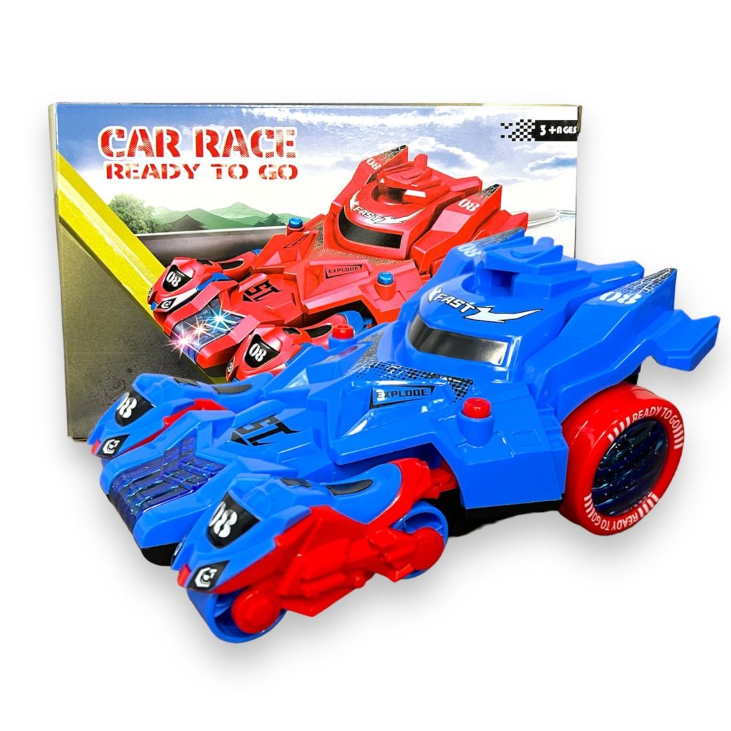 CARRO LANÇADOR DE MOTOS COM LUZ E MUSICA