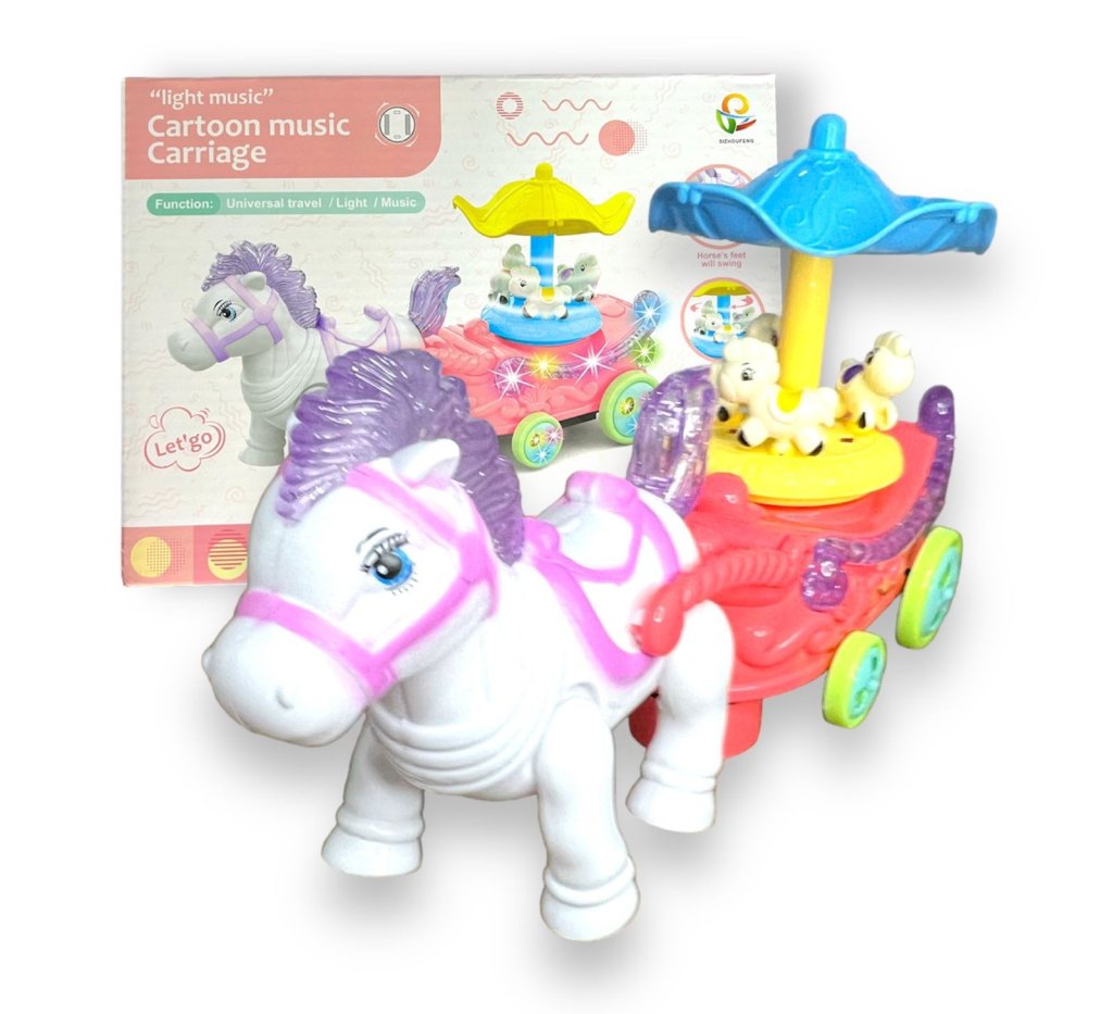 CAVALO COM CARROSSEL