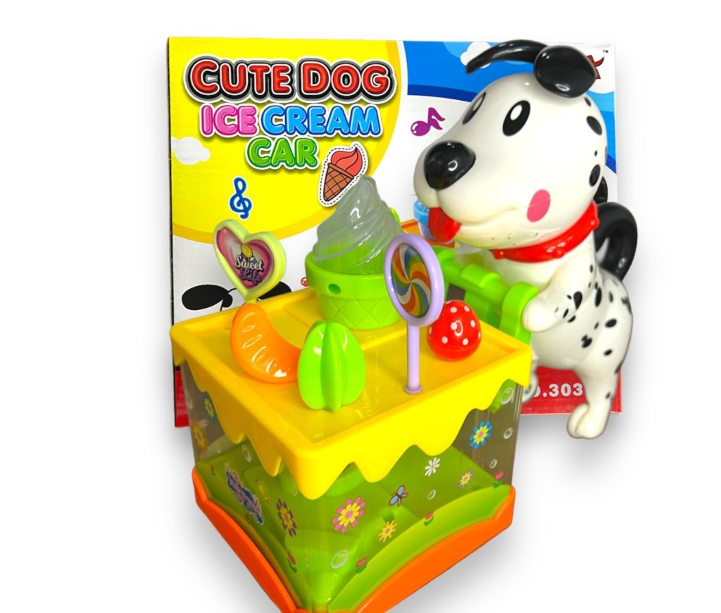 CACHORRINHO SORVETEIRO COM MUSICA E LUZ