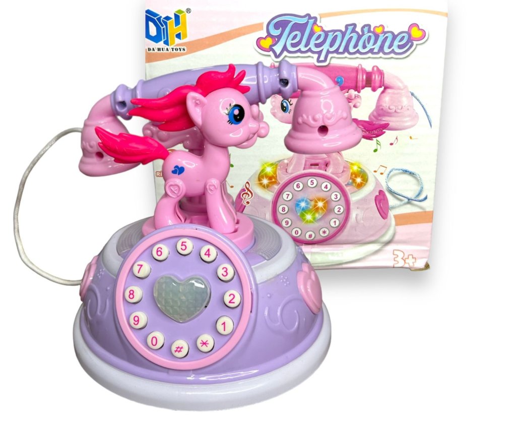 TELEFONE DE PONEI MUSICAL COM LUZ