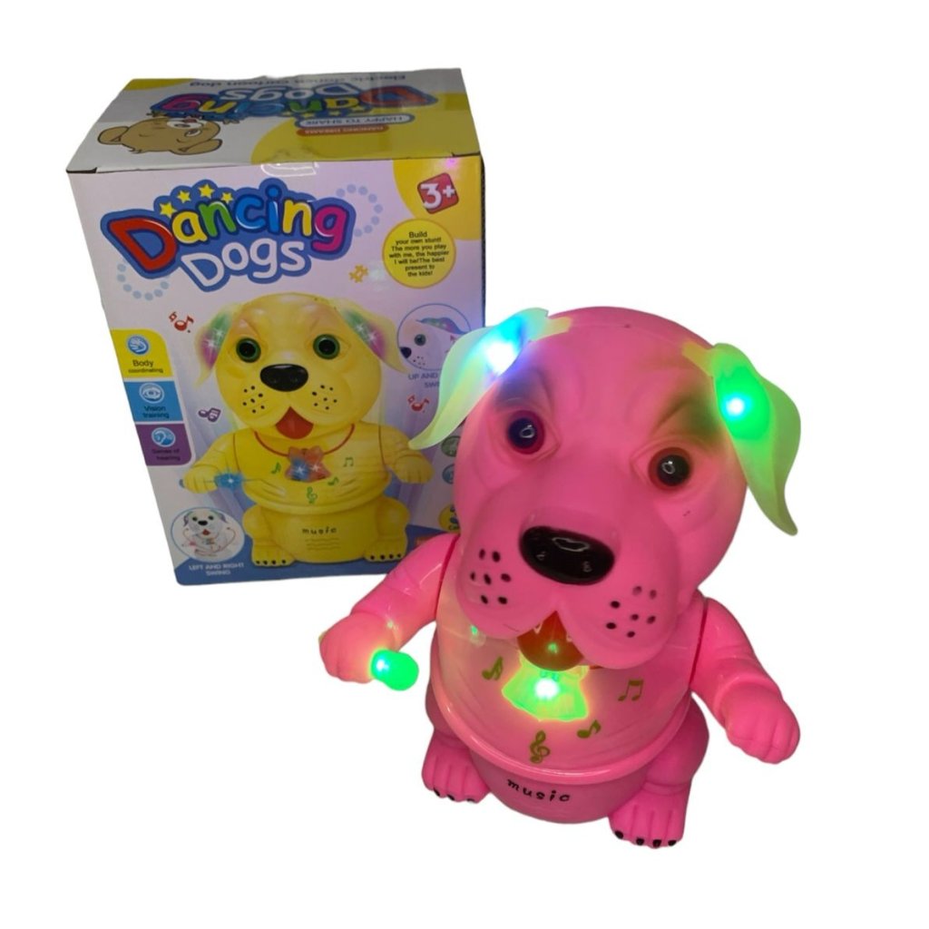 CACHORRO DANÇARINO DANCING DOGS COM MUSICA E LUZES
