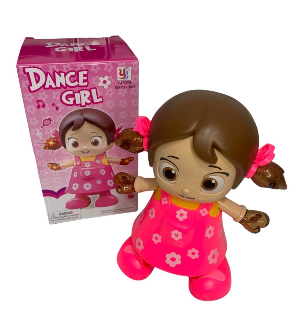 BONECA DANÇARINA COM LUZ E SOM