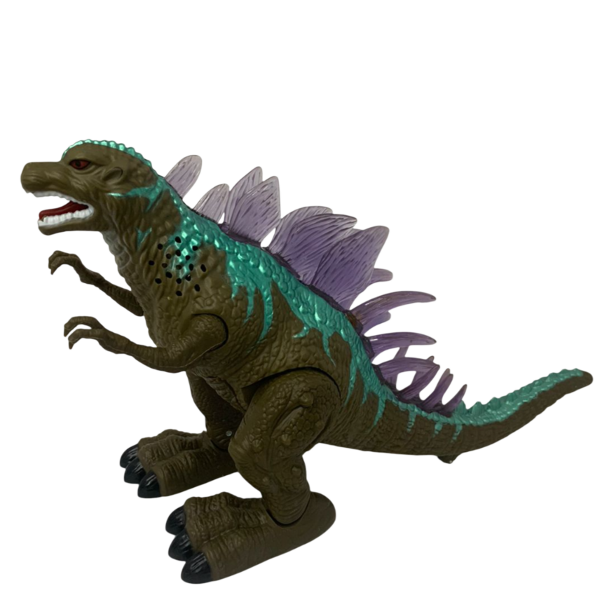 DINOSSAURO QUE ANDA COM LUZES E SOM