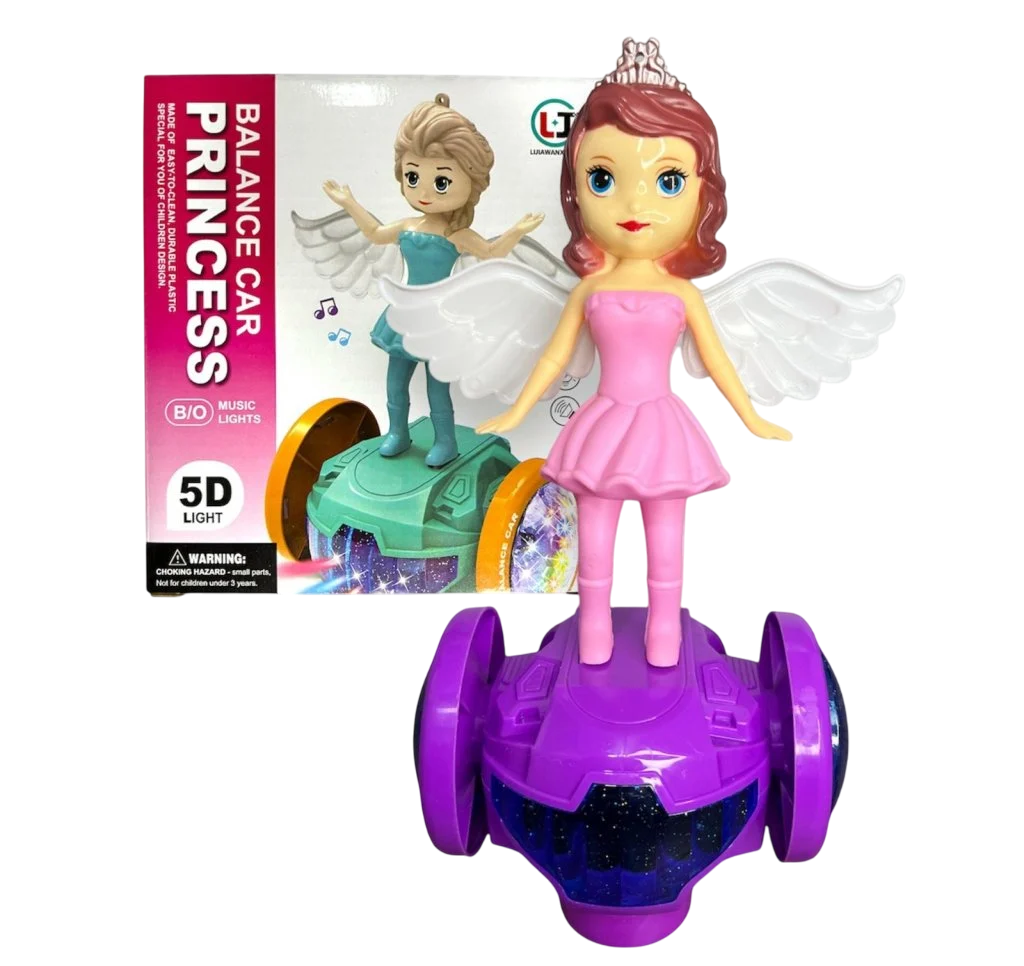 PRINCESA ANJO NO OVERBOARD COM LUZES E MUSICA