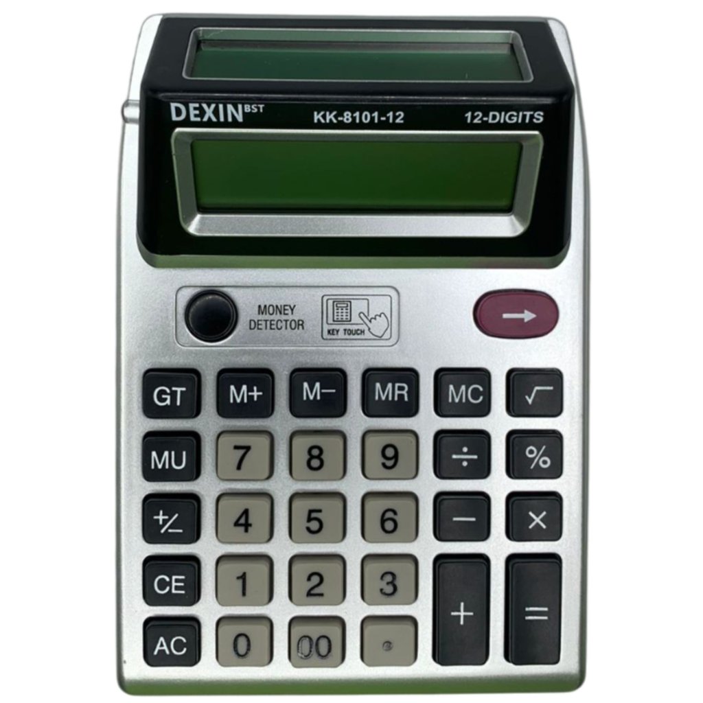 CALCULADORA 12 DIGITOS VISOR DUPLO