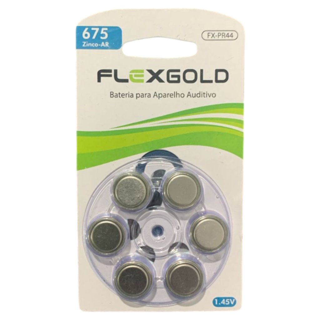 BATERIA APARELHO AUDITIVO PR44/675