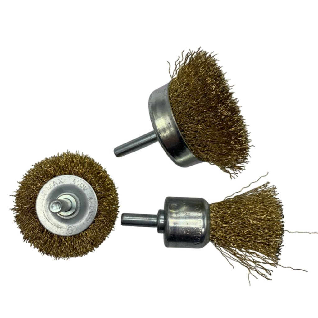 KIT ESCOVA DE AÇO CIRCULAR C/3 PÇS