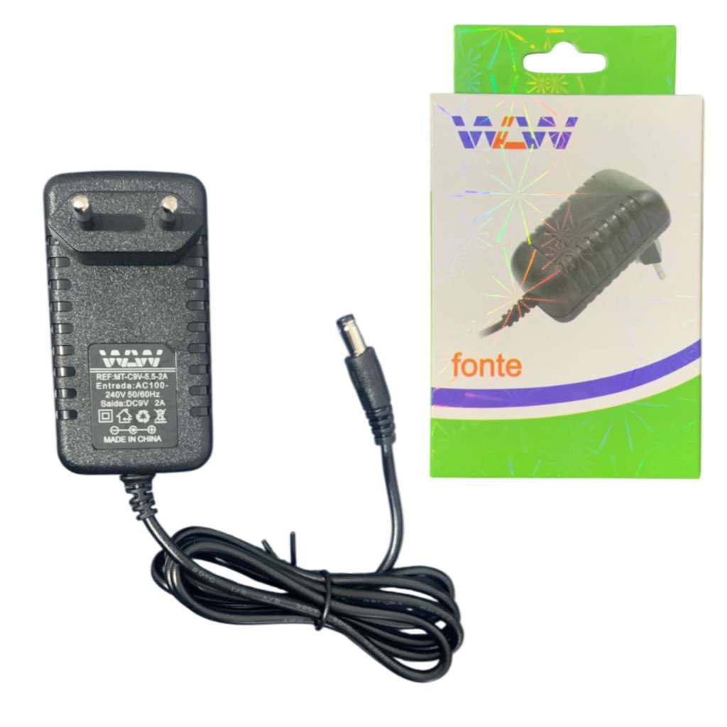 FONTE 9V 2A PINO P4