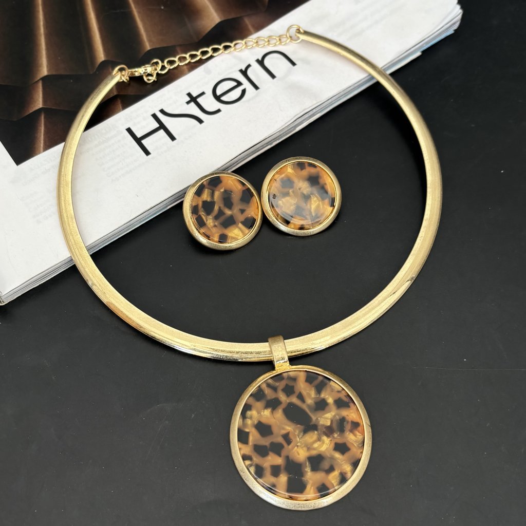 Choker onça escovada 