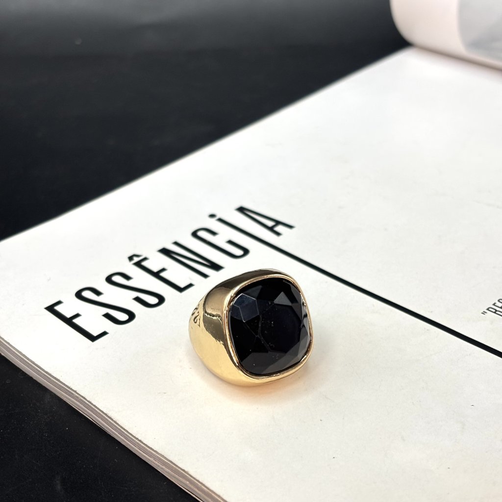 Anel Zircônia Black 