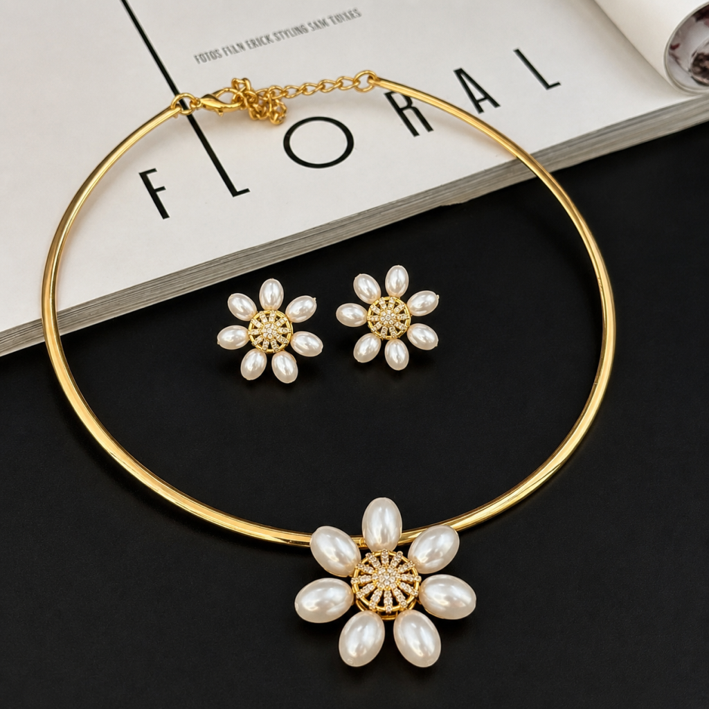 Choker pérola Margarida 