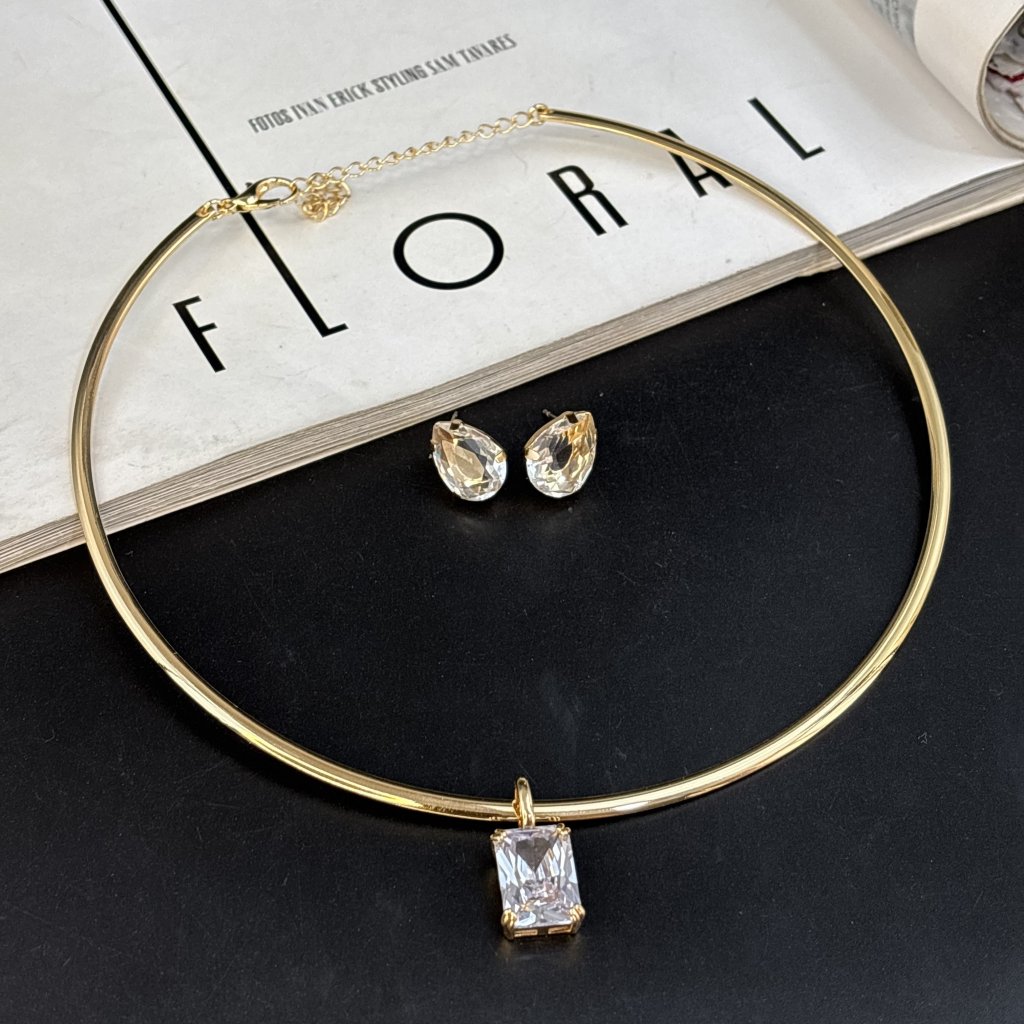 Choker diamante 