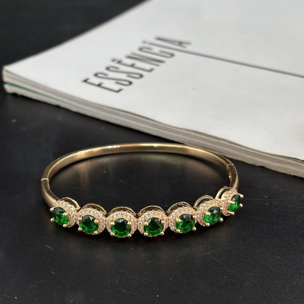 Bracelete diamante verde 