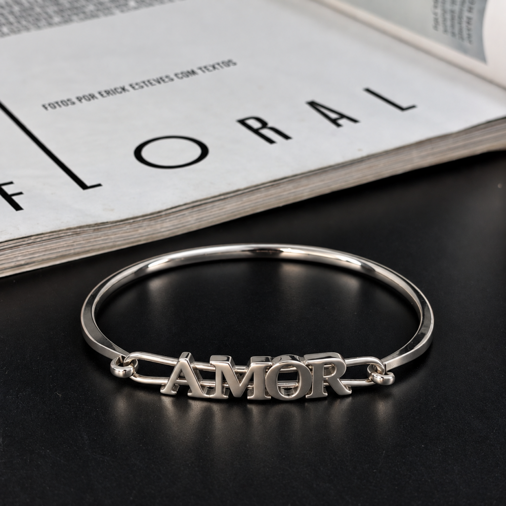 Bracelete Amor prata 