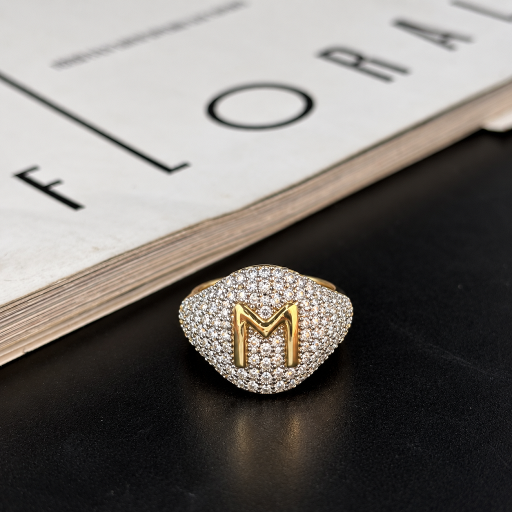 Anel diamante M