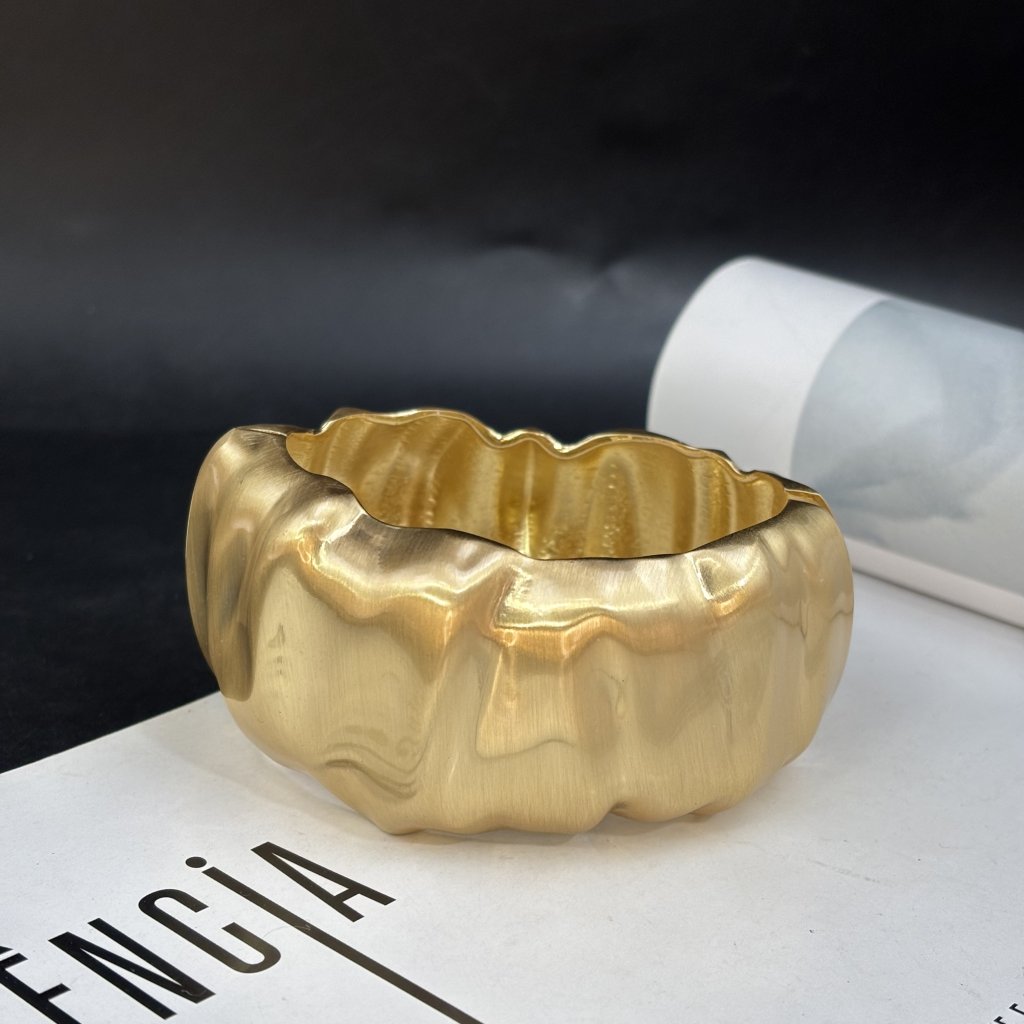 Bracelete escovado orgânico 