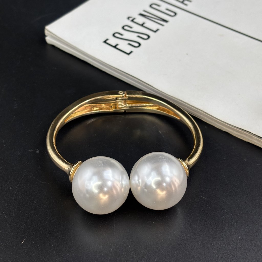 Bracelete pérola dupla 