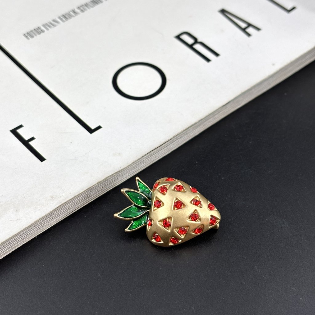 Broche morango 