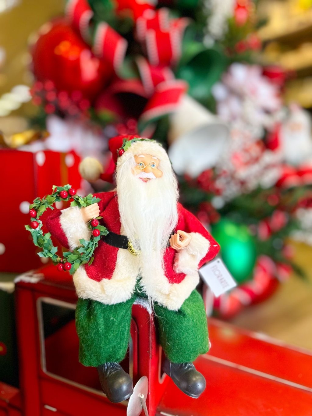Papai Noel sentado (vermelho verde)83378001