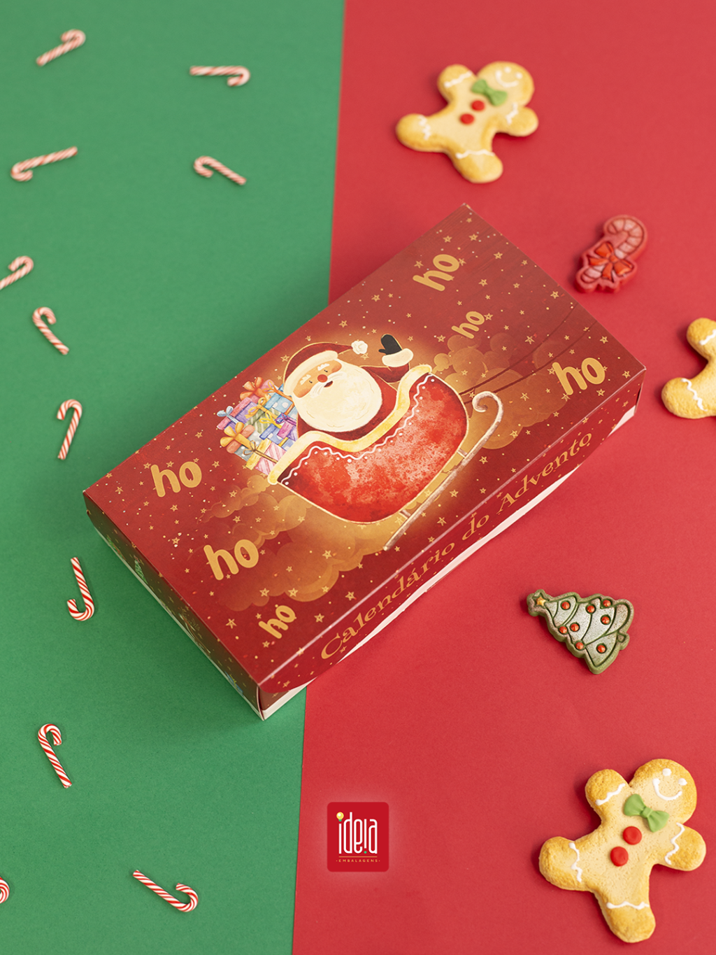 CAIXA CALENDARIO DO ADVENTO 07 DOCES - CONTO DE NATAL 5602
