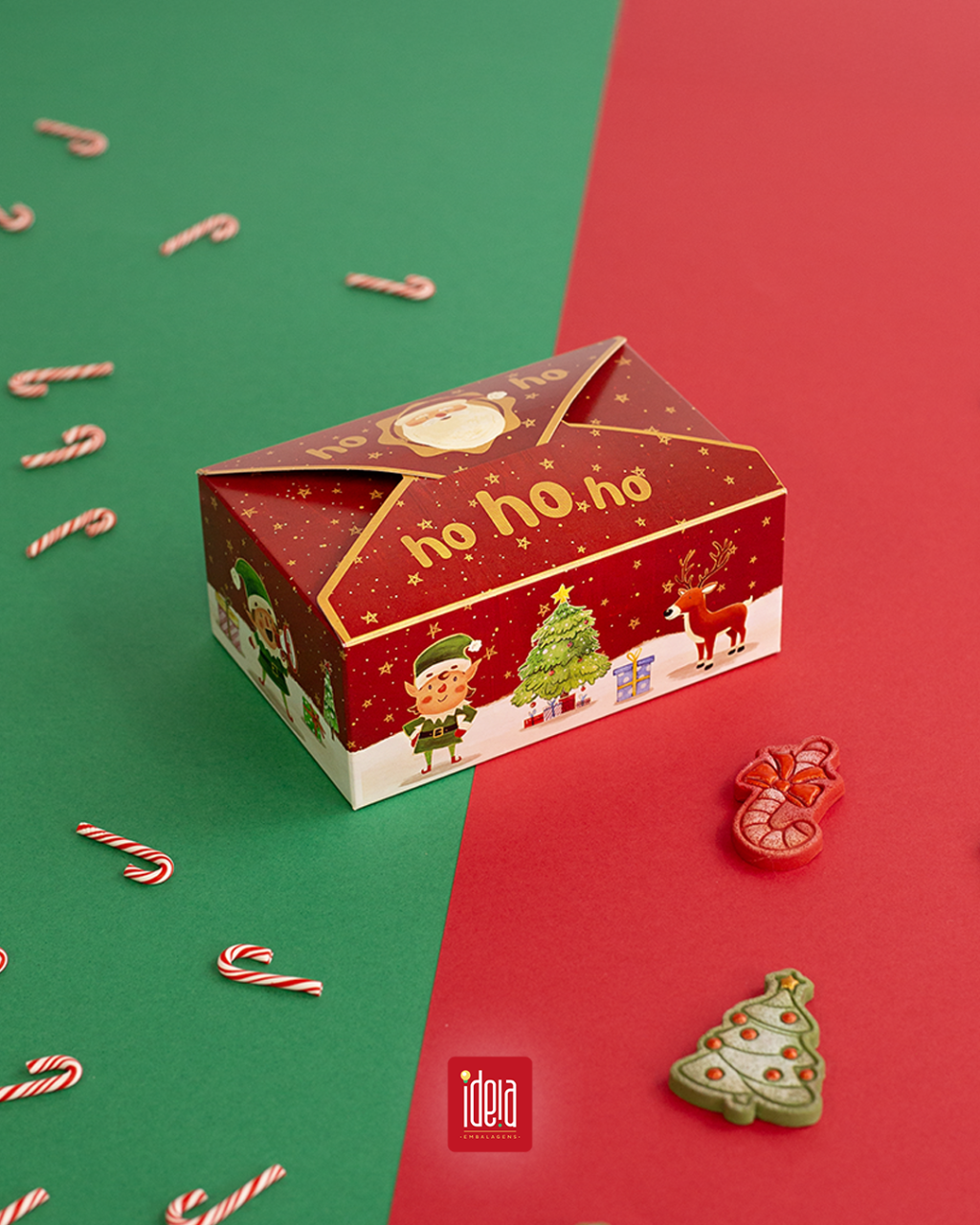CAIXA CARTA DE NATAL 06 DOCES - CONTO DE NATAL 5621