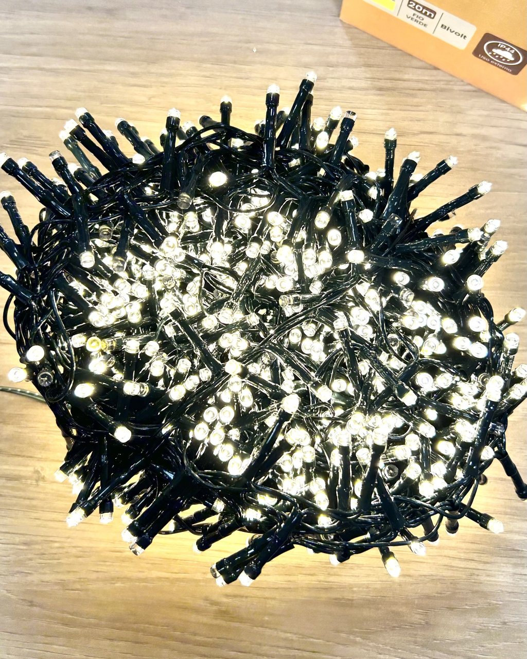 Cordão 500 LEDS com Strobo 10m 52108001