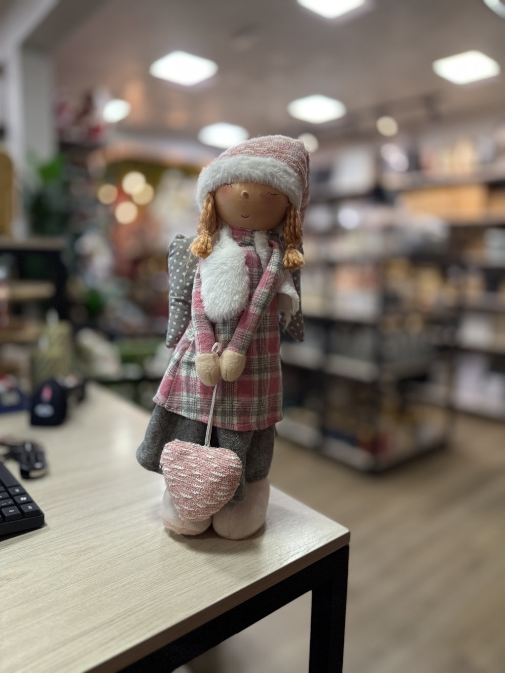 Enfeite Natalino Anjo Rose 50892-562