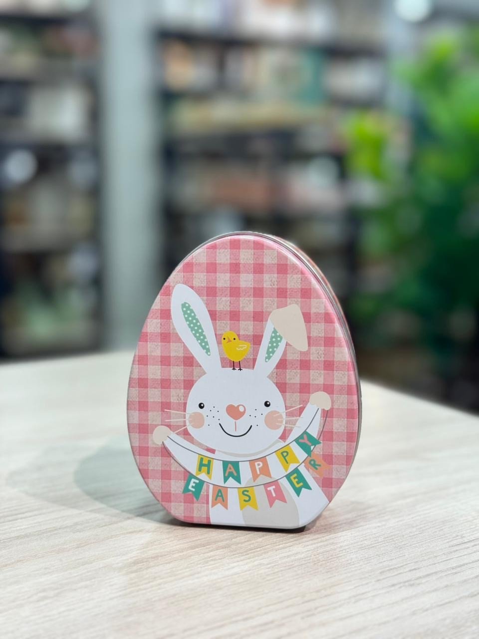 LATA METAL OVO PÁSCOA COLORIDO 11,4x9,2x4,5CM 85181001