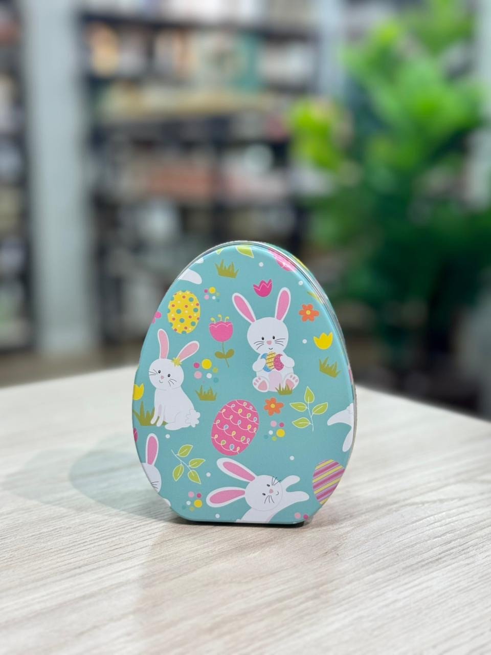 LATA METAL OVO PÁSCOA COLORIDO 11,4x9,2x4,5CM 85182001