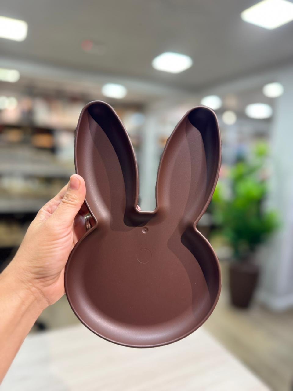 BANDEJA COELHO MARRON 23,5x14,5x2 REF 4283017