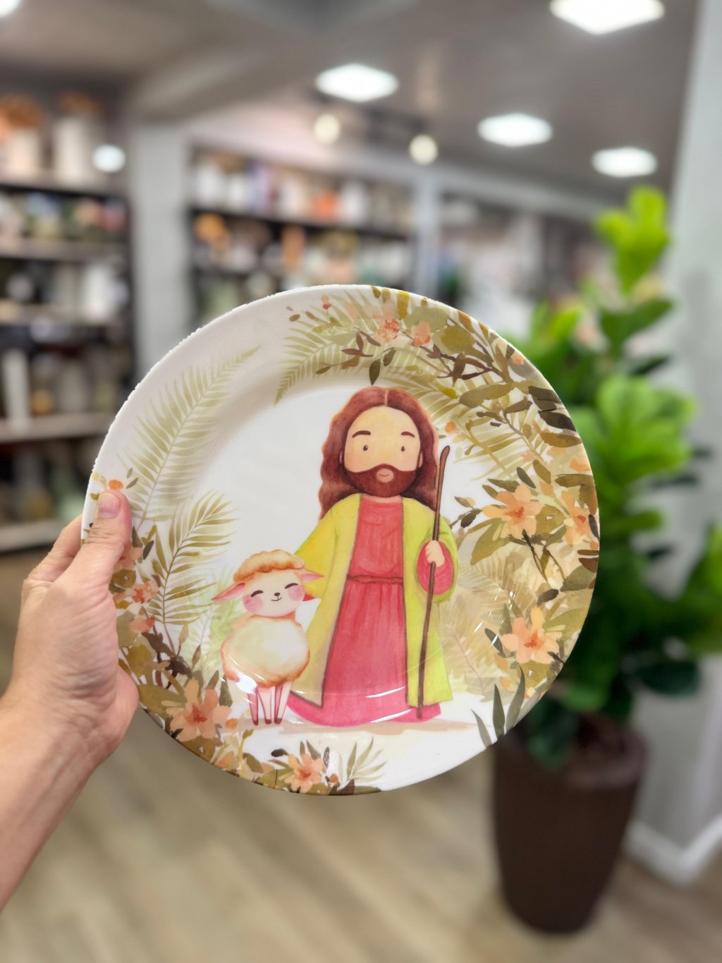 PRATO RASO MELAMINA RÚSTICO 27,8CM REF 97393001