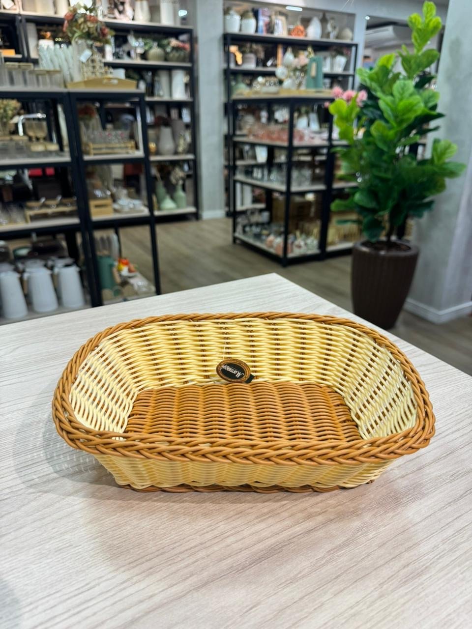 CESTO RETANGULAR DE PLÁSTICO 27x19,5x7,5CM M REF1647