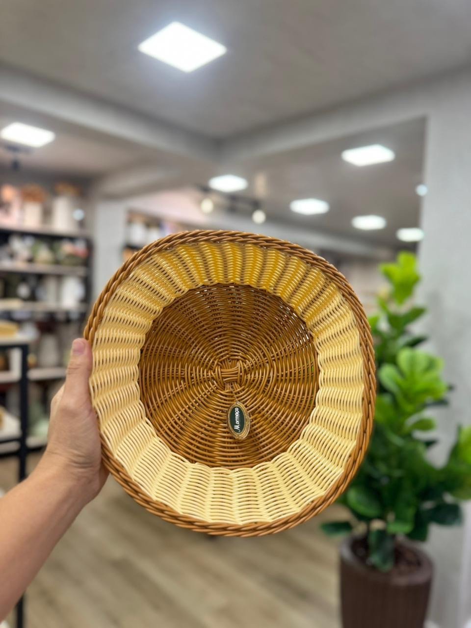 CESTO REDONDO DE PLÁSTICO 28x9CM 1646