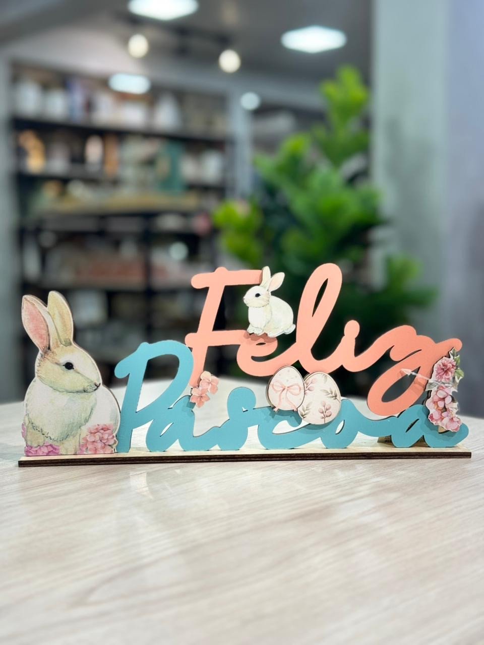 Adorno de Páscoa 30cm X 13cm MDN0035