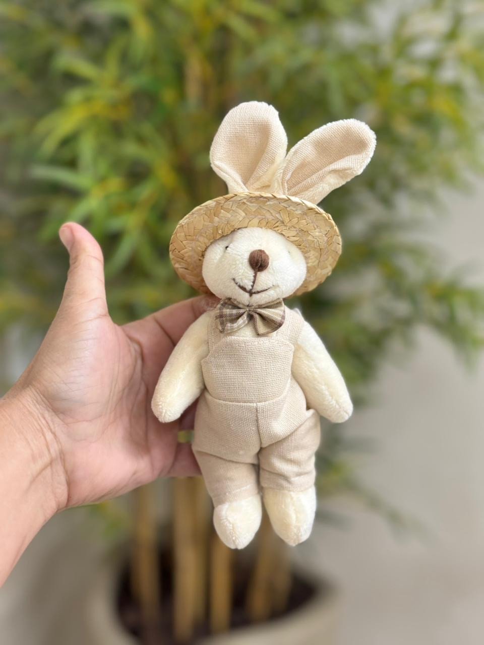 COELHO PELÚCIA PENDURAR BEGE 23cm 84957004