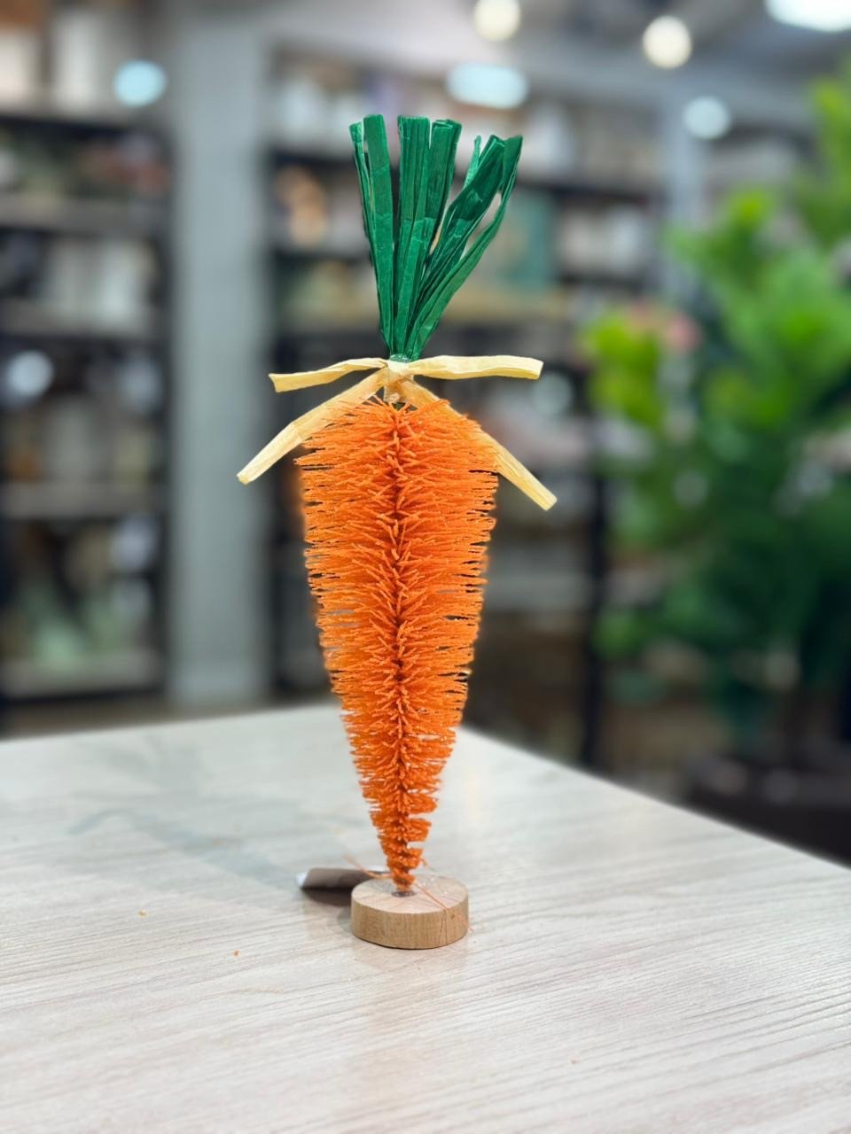 PÁSCOA CENOURA DECORATIVA C/BASE 25CM LARANJA 85011001