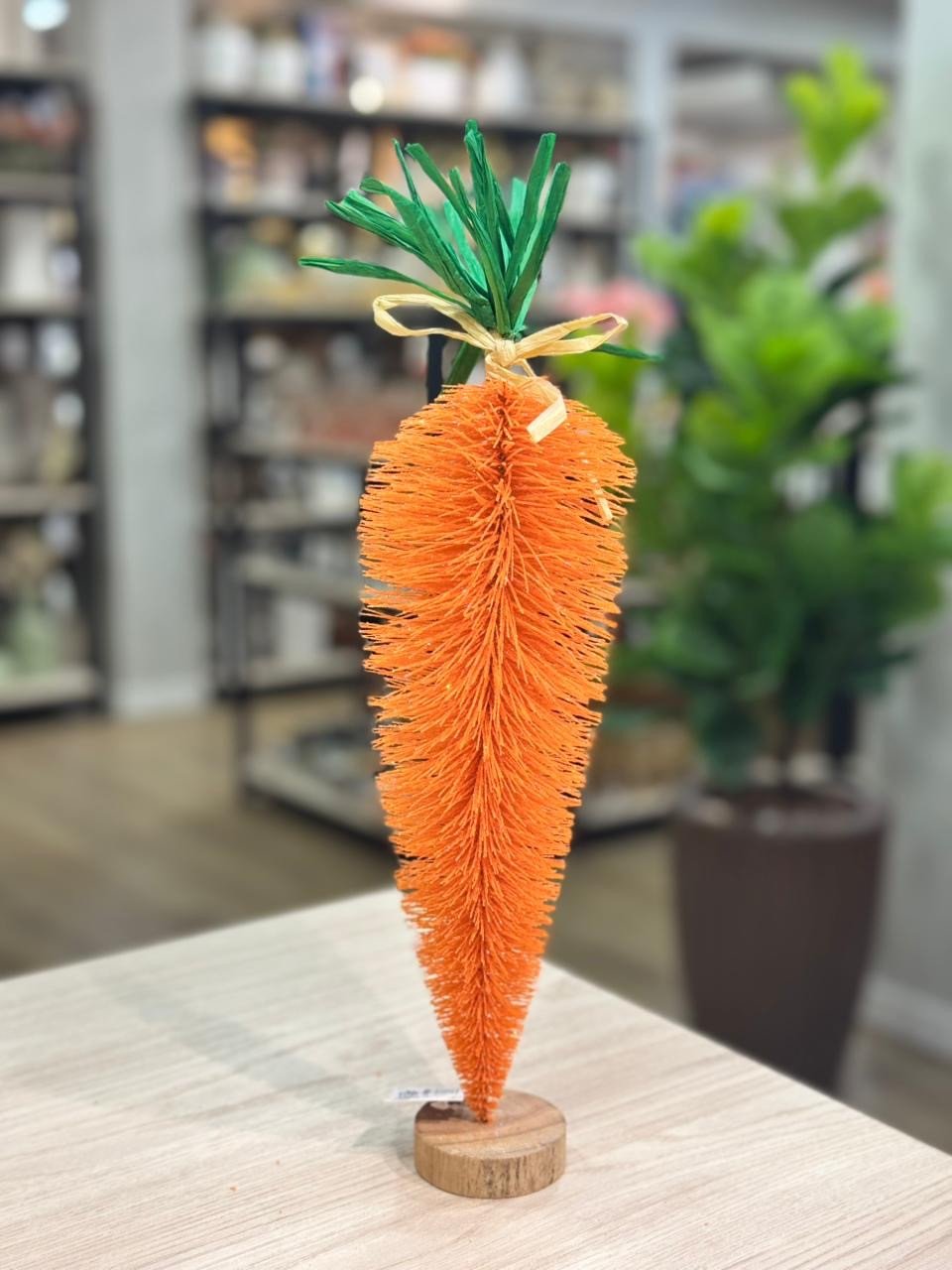 PÁSCOA CENOURA DECORATIVA C/BASE 40CM LARANJA 85005001