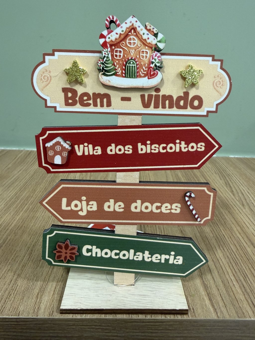 Placa decorativa Natalina NATM0106