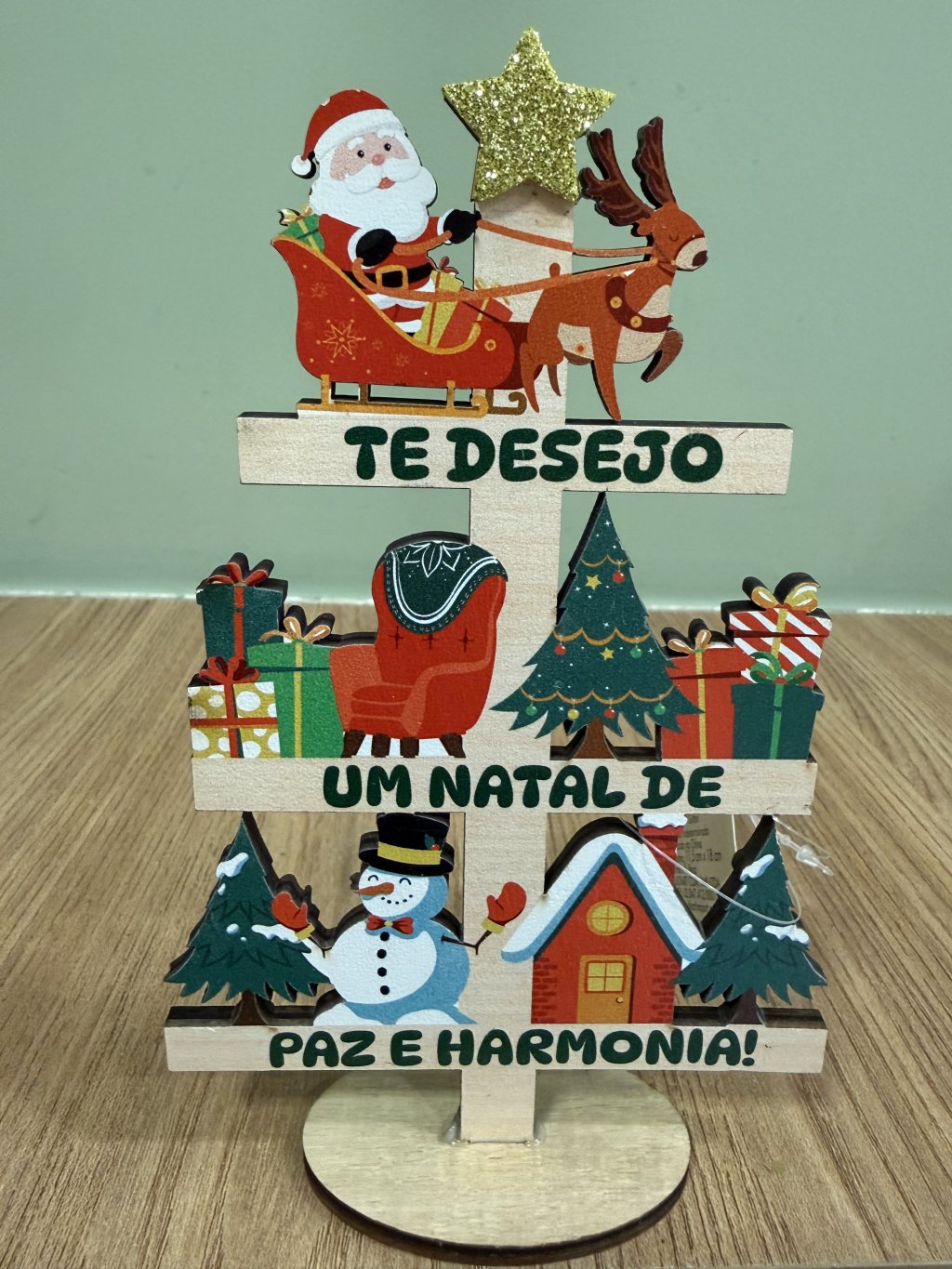 Placa decorativa Natalina NATM0090