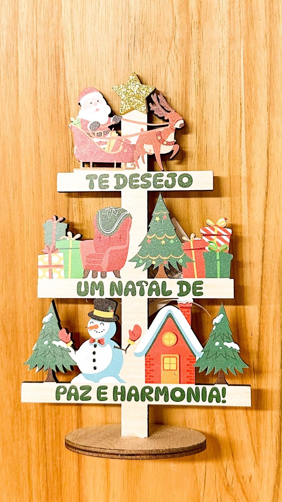 Placa decorativa Natalina NATM0090