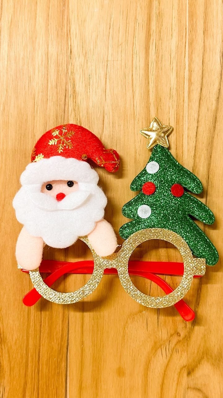 Enfeite decorativo Óculos Natalino LY530
