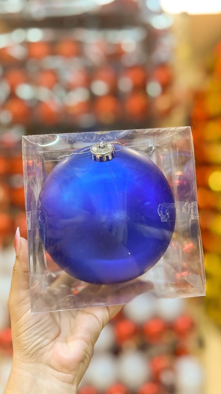 Bola 15CM unitária Azul Royal Fosca 15286