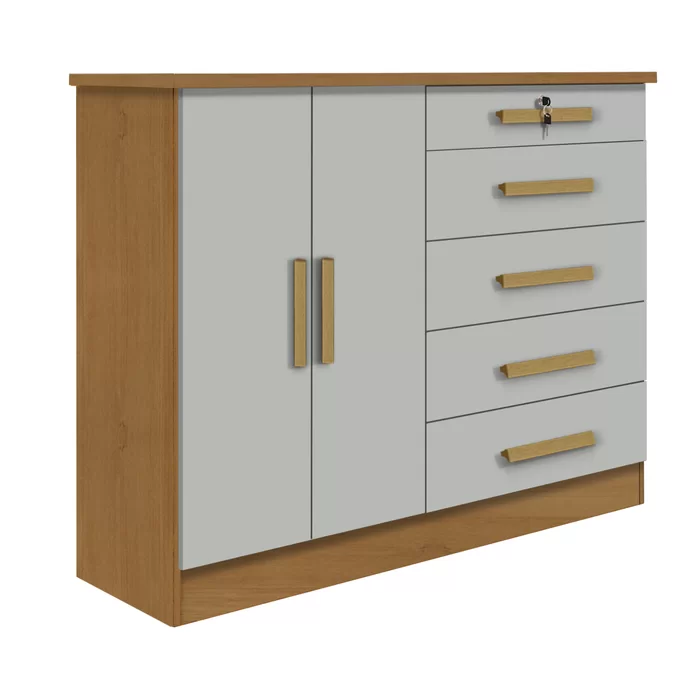 CÔMODA NEW ATHOS 5 GAVETAS