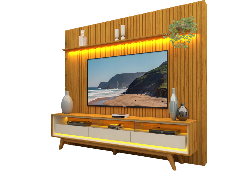 PAINEL NOBRE RIPADO 2,30 + RACK REQUINTE 2,12